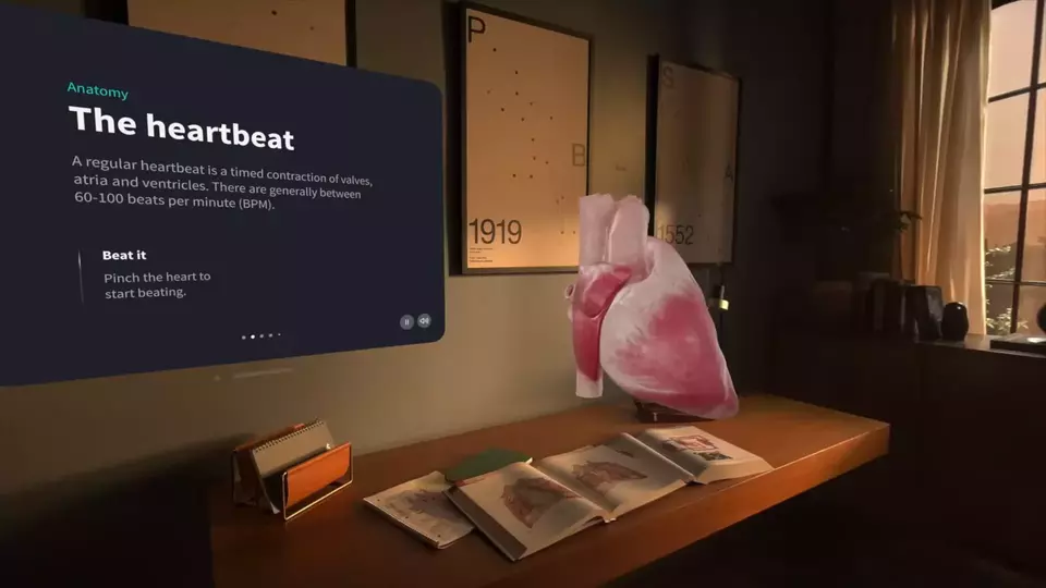Complete HeartX, offers an interactive 3D beating heart that enhances students' understanding of the human body.