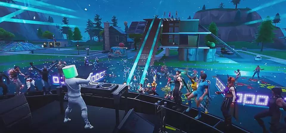 Live Events with Virtual Reality (VR) in Fortnite