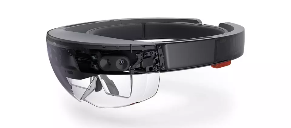 Microsoft HoloLens 1 side view